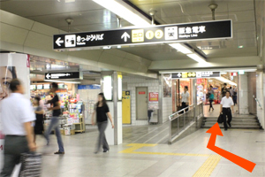 阪急診療所 三番街 最寄駅からの行き方 ハマノ眼科 コンタクトレンズ 眼科 大阪 梅田 なんば